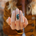 Ocean Jasper Ring (Size 5.5) - Golden Road Crafted