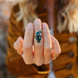 Ocean Jasper Ring (Size 5.5) - Golden Road Crafted