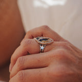 Ocean Jasper Ring (Size 6) - Golden Road Crafted