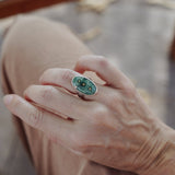 Ocean Jasper Ring (Size 6.25) - Golden Road Crafted