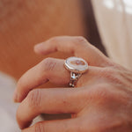 Ocean Jasper Ring (Size 6.25) - Golden Road Crafted