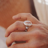 Ocean Jasper Ring (Size 6.25) - Golden Road Crafted