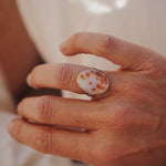 Ocean Jasper Ring (Size 7) - Golden Road Crafted