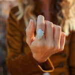 Ocean Jasper Ring (Size 7) - Golden Road Crafted