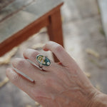 Ocean Jasper Ring (Size 7) - Golden Road Crafted