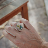 Ocean Jasper Ring (Size 7) - Golden Road Crafted