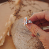 Ocean Jasper Ring (Size 7) - Golden Road Crafted