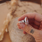 Ocean Jasper Ring (Size 7) - Golden Road Crafted