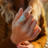 Ocean Jasper Ring (Size 7) - Golden Road Crafted