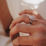 Ocean Jasper Ring (Size 7) - Golden Road Crafted
