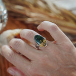 Ocean Jasper Ring (Size 7) - Golden Road Crafted