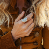 Ocean Jasper Ring (Size 7) - Golden Road Crafted