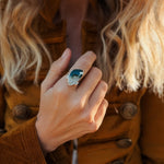 Ocean Jasper Ring (Size 7.5) - Golden Road Crafted