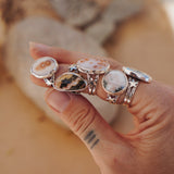 Ocean Jasper Ring (Size 7.75) - Golden Road Crafted