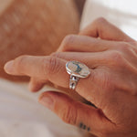 Ocean Jasper Ring (Size 7.75) - Golden Road Crafted