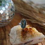 Ocean Jasper Ring (Size 8) - Golden Road Crafted