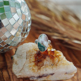 Ocean Jasper Ring (Size 8.75) - Golden Road Crafted
