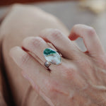 Ocean Jasper Ring (Size 8.75) - Golden Road Crafted