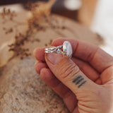 Ocean Jasper Ring (Size 9) - Golden Road Crafted