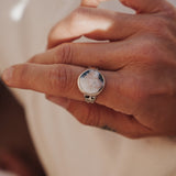 Ocean Jasper Ring (Size 9) - Golden Road Crafted