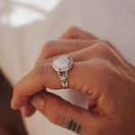 Ocean Jasper Ring (Size 9) - Golden Road Crafted