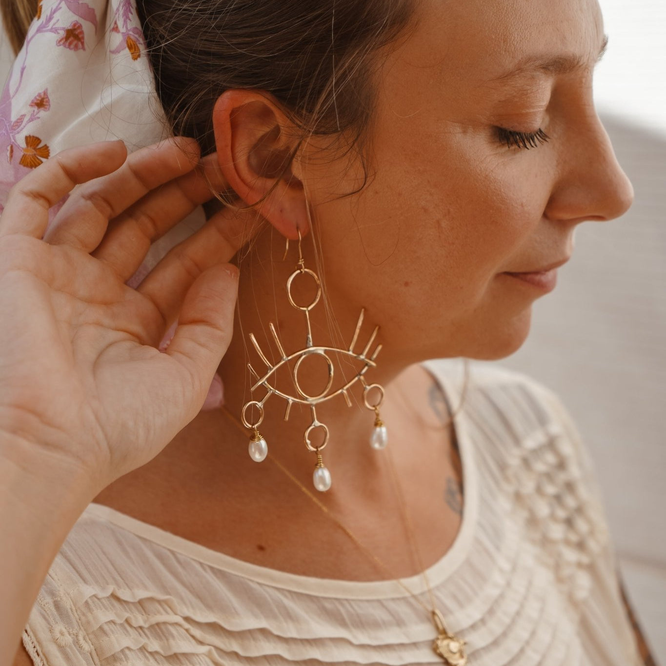 Oracle Eye Earrings - Golden Road Crafted