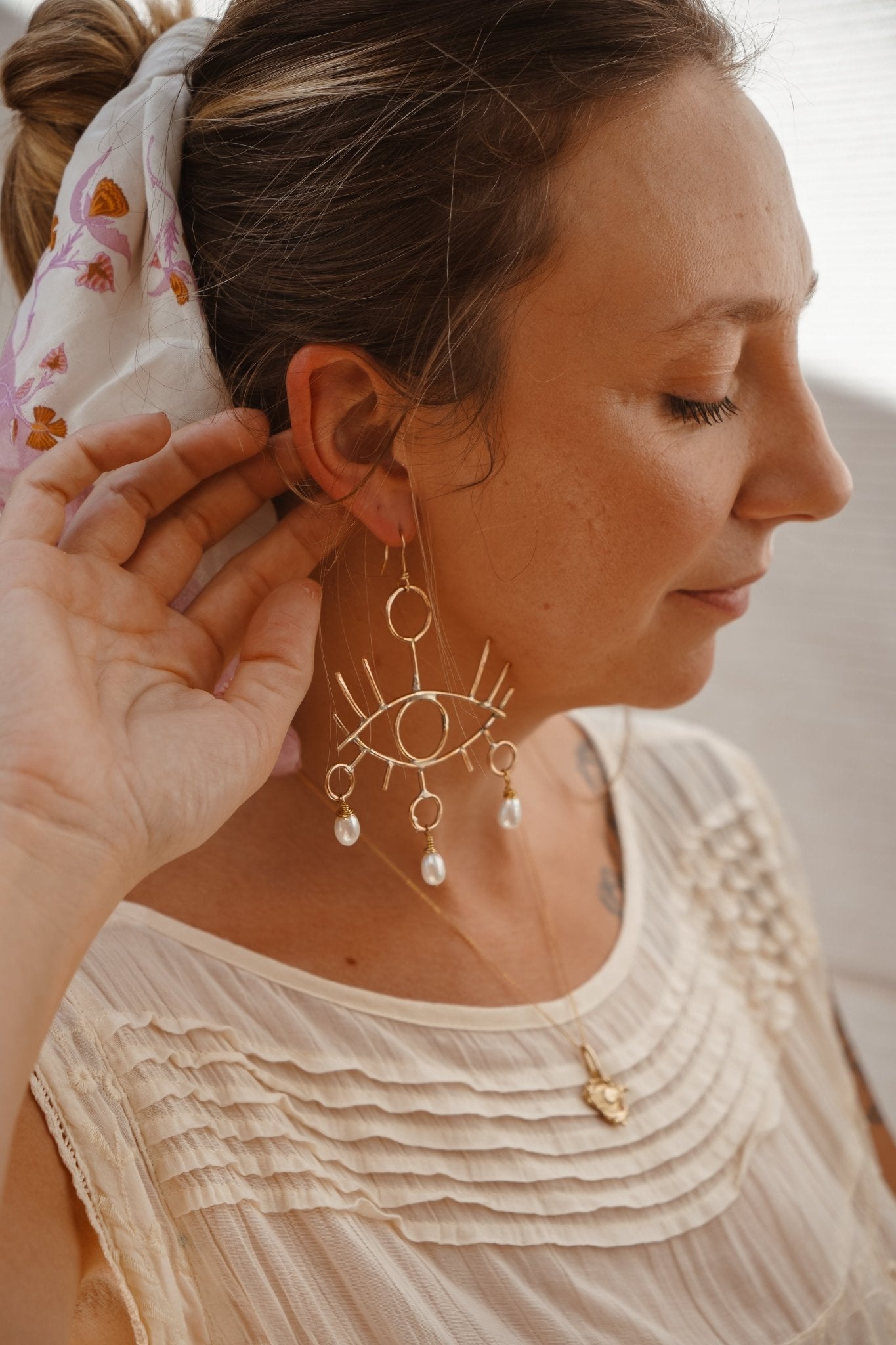 Oracle Eye Earrings - Golden Road Crafted