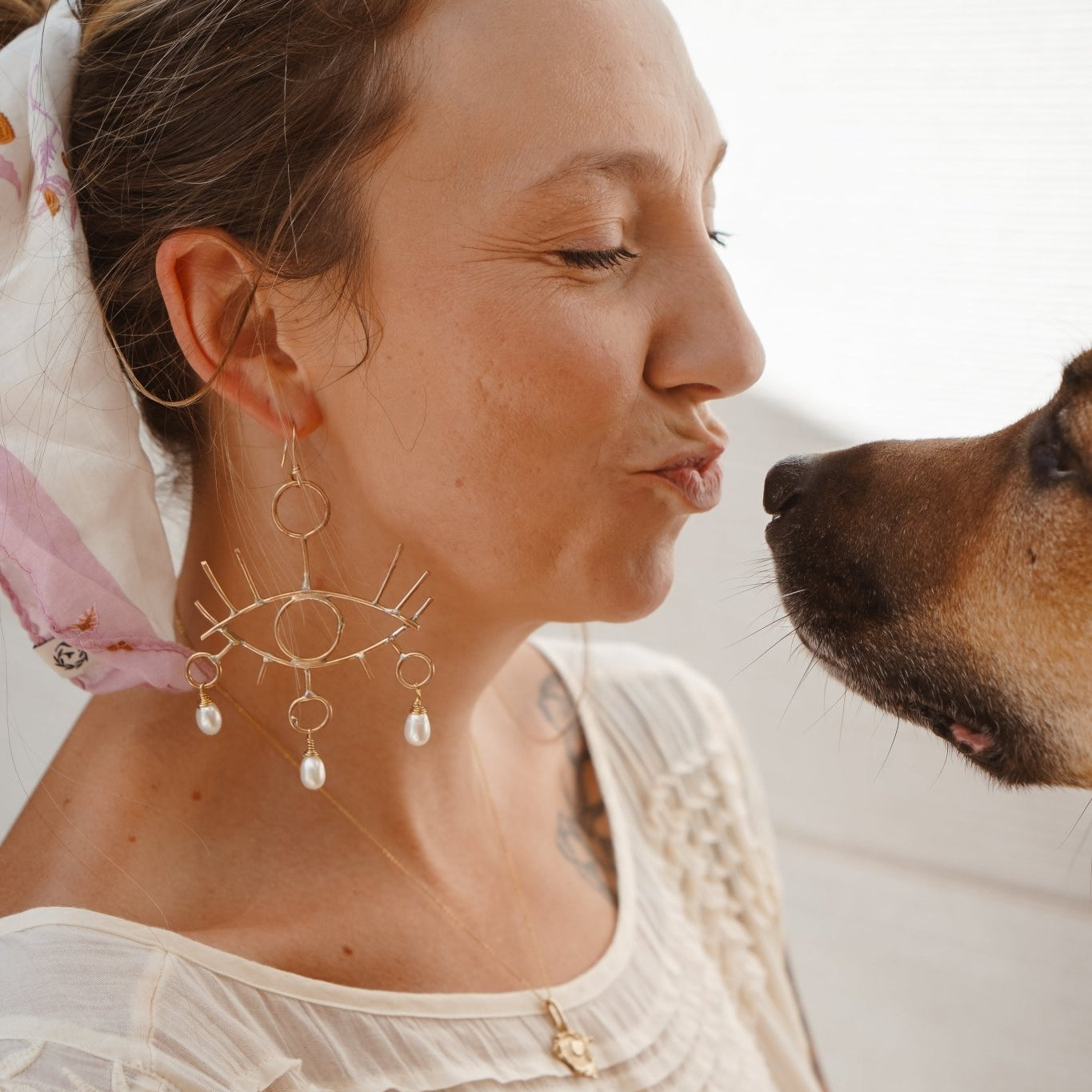 Oracle Eye Earrings - Golden Road Crafted