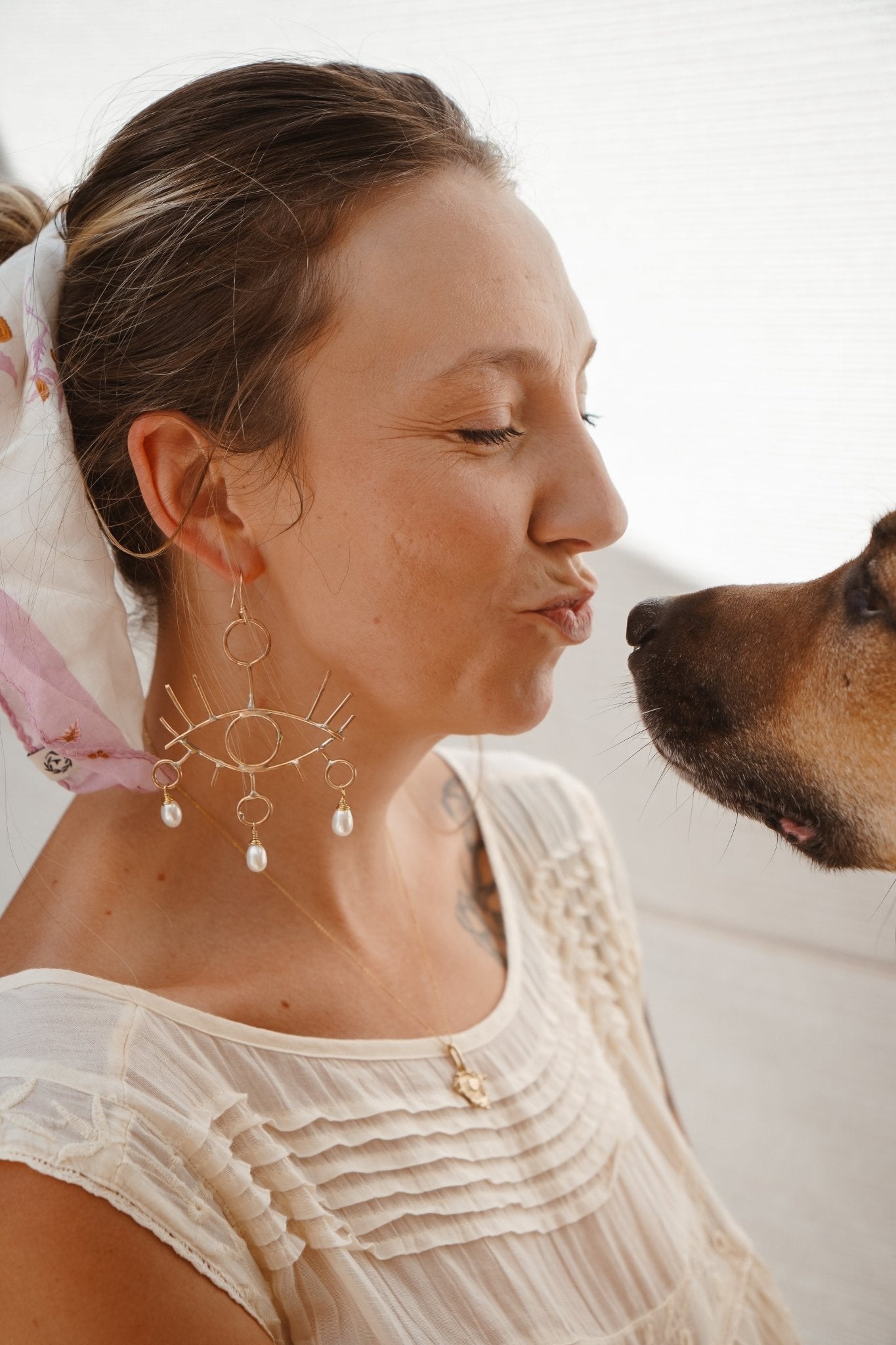 Oracle Eye Earrings - Golden Road Crafted