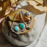 Out West Adjustable Bracelet in Campitos & Royston Turquoise - Golden Road Crafted