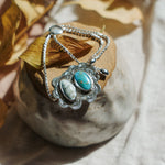 Out West Adjustable Bracelet in Golden Hills & Sonoran Gem Turquoise - Golden Road Crafted