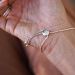 Out West Adjustable Bracelet in Hubei Turquoise - Golden Road Crafted