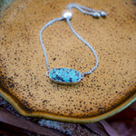 Out West Adjustable Bracelet in Hubei Turquoise - Golden Road Crafted