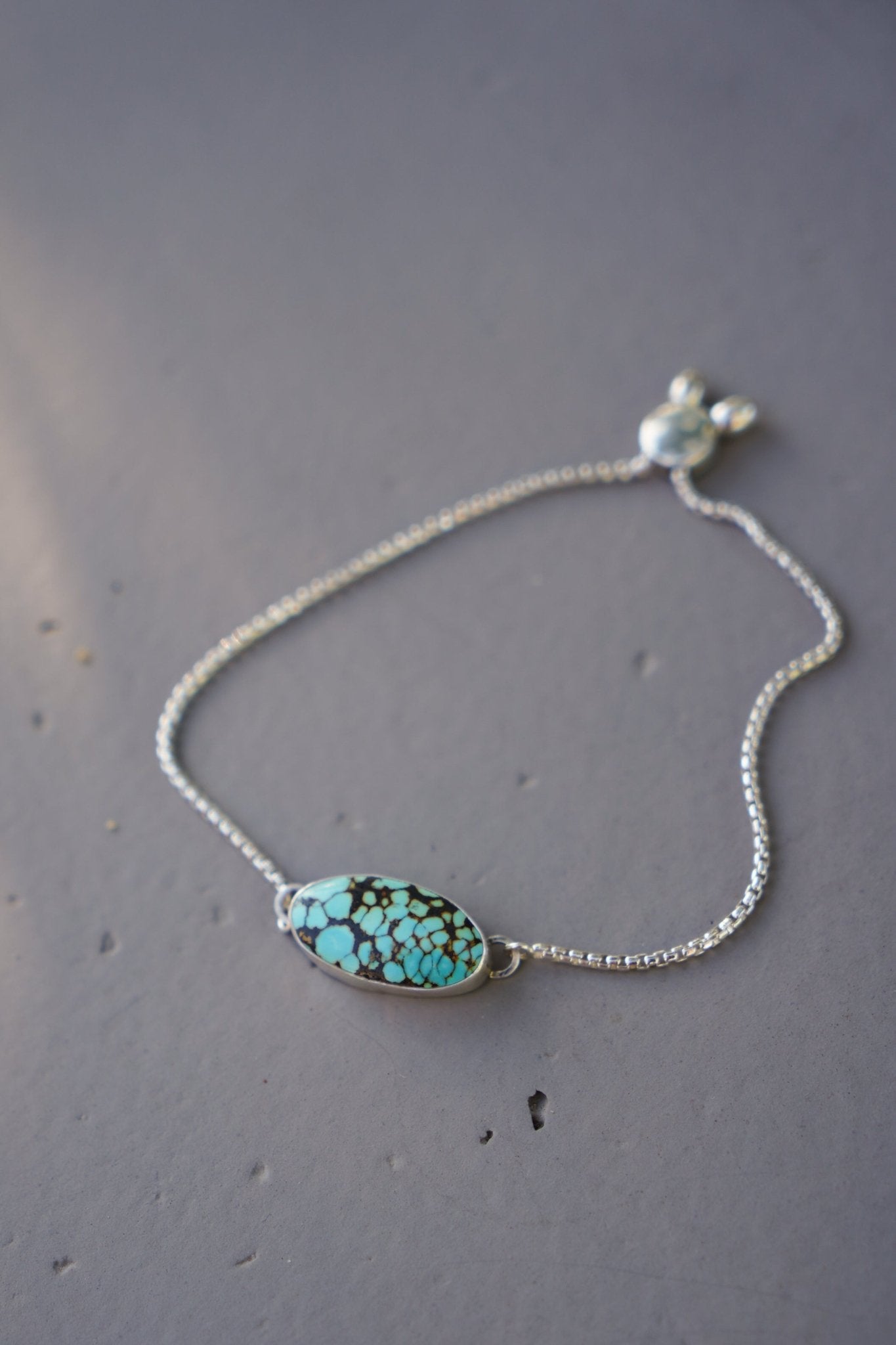 Out West Adjustable Bracelet in Hubei Turquoise - Golden Road Crafted