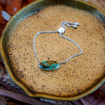 Out West Adjustable Bracelet in Hubei Turquoise - Golden Road Crafted