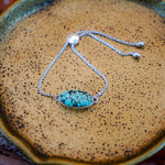 Out West Adjustable Bracelet in Hubei Turquoise - Golden Road Crafted