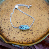 Out West Adjustable Bracelet in Hubei Turquoise - Golden Road Crafted
