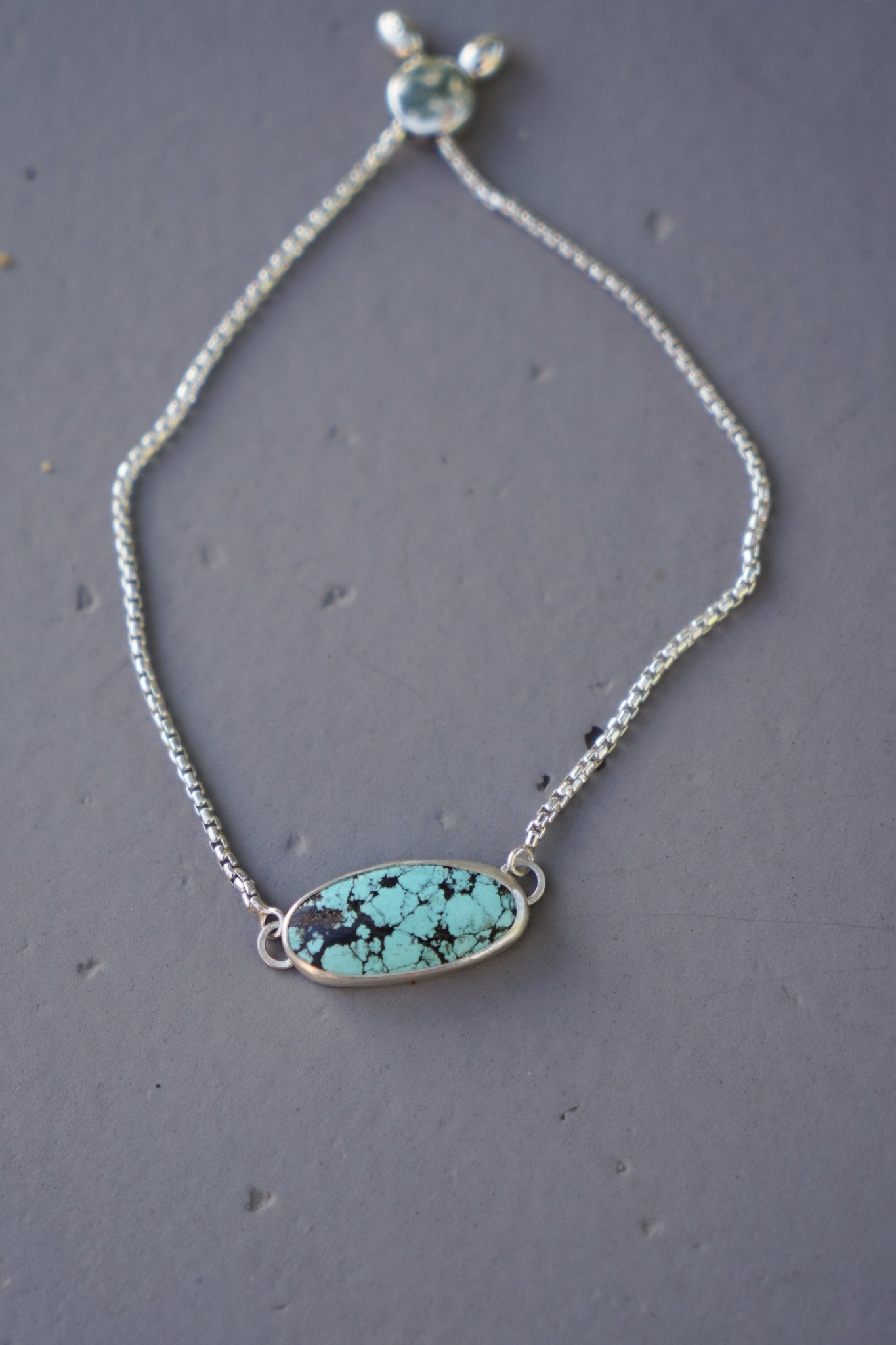 Out West Adjustable Bracelet in Hubei Turquoise - Golden Road Crafted