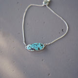 Out West Adjustable Bracelet in Hubei Turquoise - Golden Road Crafted