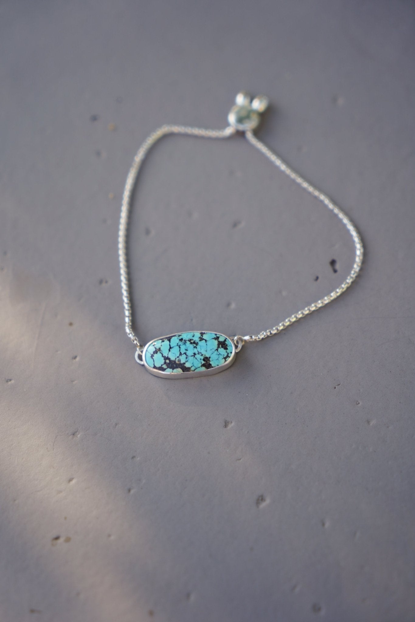 Out West Adjustable Bracelet in Hubei Turquoise - Golden Road Crafted