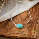 Out West Adjustable Bracelet in Royston Turquoise - Golden Road Crafted