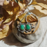 Out West Adjustable Bracelet in Royston Turquoise - Golden Road Crafted