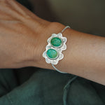 Out West Adjustable Bracelet in Royston Turquoise - Golden Road Crafted