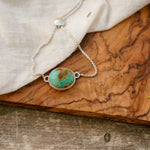 Out West Adjustable Bracelet in Royston Turquoise - Golden Road Crafted