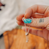 Out West Adjustable Bracelet in Whitewater Turquoise - Golden Road Crafted