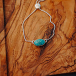 Out West Adjustable Bracelet in Whitewater Turquoise - Golden Road Crafted