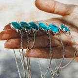 Out West Adjustable Bracelet in Whitewater Turquoise - Golden Road Crafted