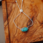 Out West Adjustable Bracelet in Whitewater Turquoise - Golden Road Crafted