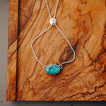 Out West Adjustable Bracelet in Whitewater Turquoise - Golden Road Crafted