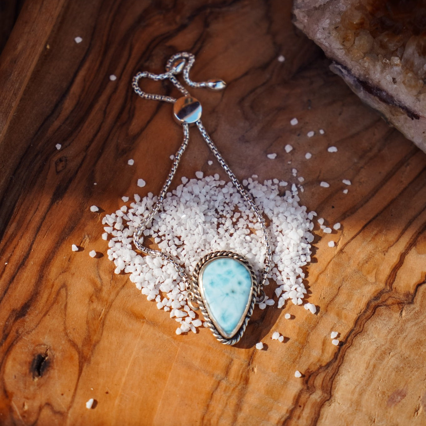 Out West Bracelets in Larimar - Golden Road Crafted
